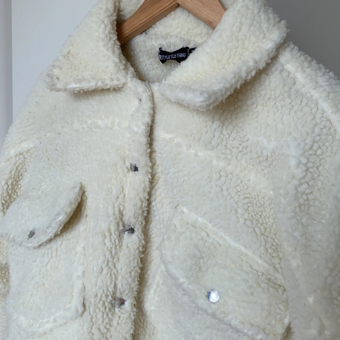 Kort teddyjacka - 90