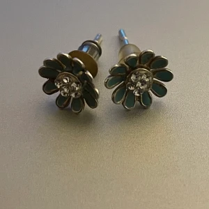 örhöbgen Blommor - Fina blommörhöngen som är turkosa frakten är 15 kan bara inte välja det där nere!!!