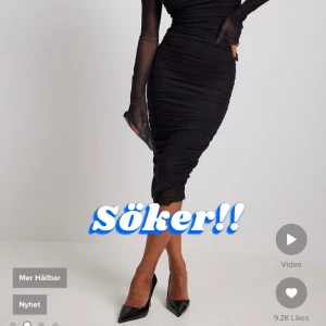 Söker, mesh klänning från Hanna Schönberg x NA-KD - Jag söker denna klänning från Hanna schönbergs kollektion för NA-KD i storlek xxs eller xs.  Ger fullpris! 