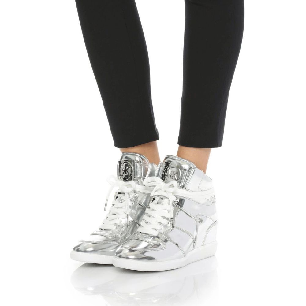 Silver Michael Kors Sneakers | Plick Second Hand