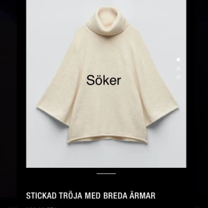 Söker  - Söker denna stickade tröja ifrån zara i storlek S. 