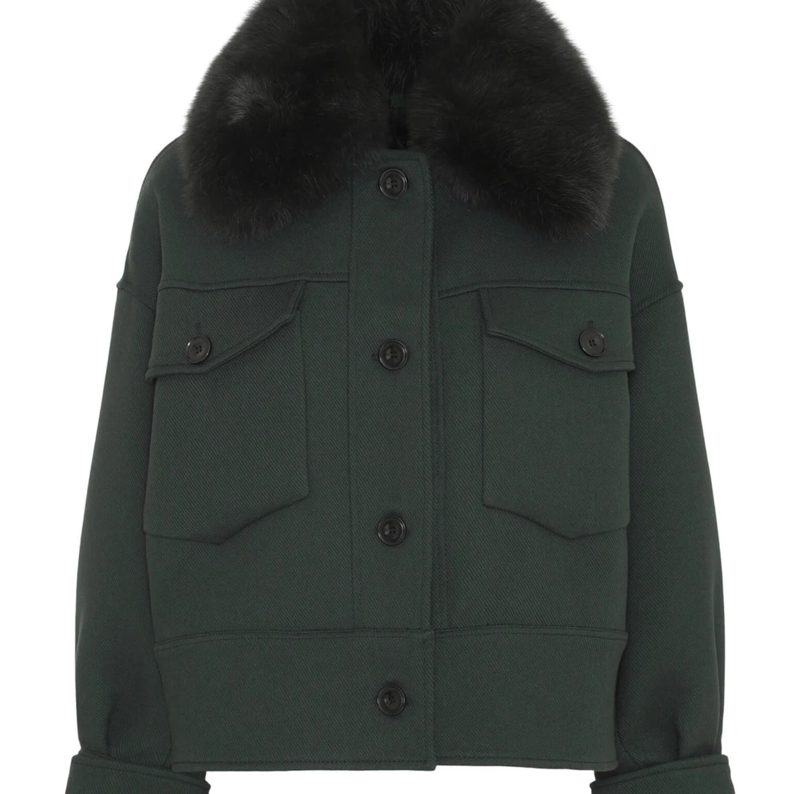 GRÖN MEOTINE JACKA INTRESSEKOLL ENDAST