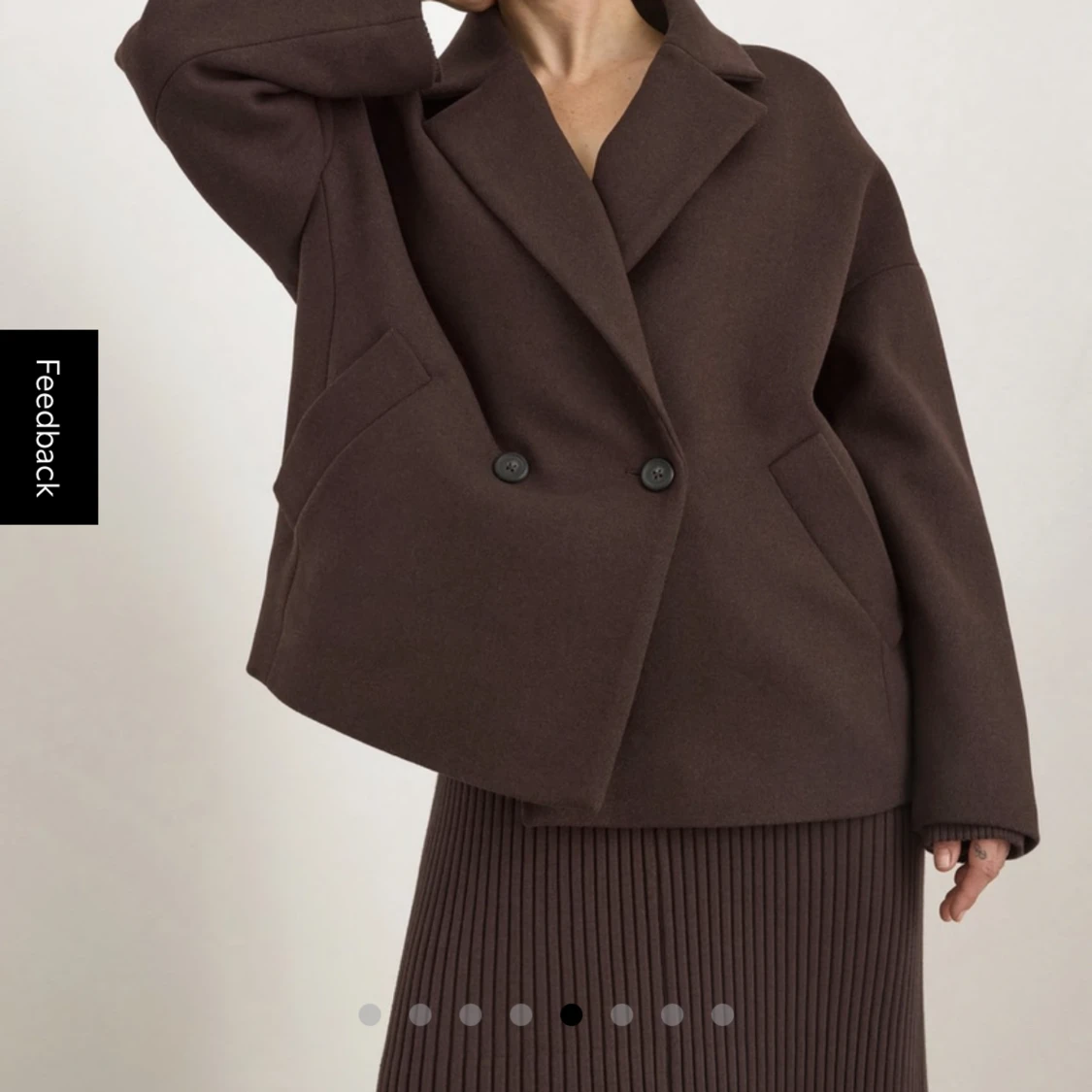 Brun kort kappa - 91