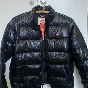 Levi’s dunjacka - Dunjacka från levi’s aldrig använd! Beställde från Zalando men den är lite tunn för vintern men väldigt snygg! Är L men funkar som M om man vill ha den lite större.