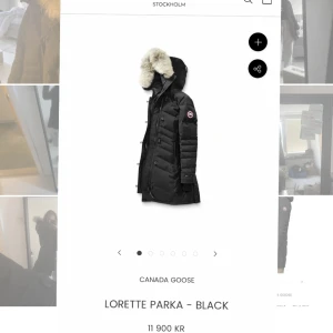 Canada goose med svart märke - Lorette parka Canada goose dam med svart märke!