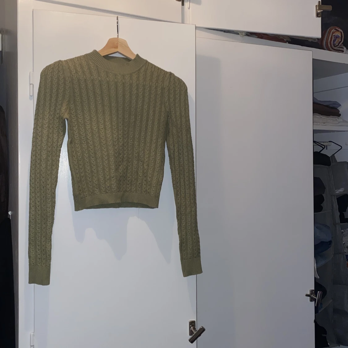 Virkad grön topp  - 90