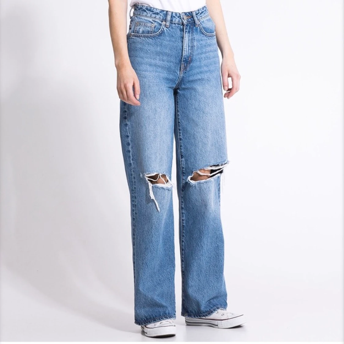 Blåa jeans