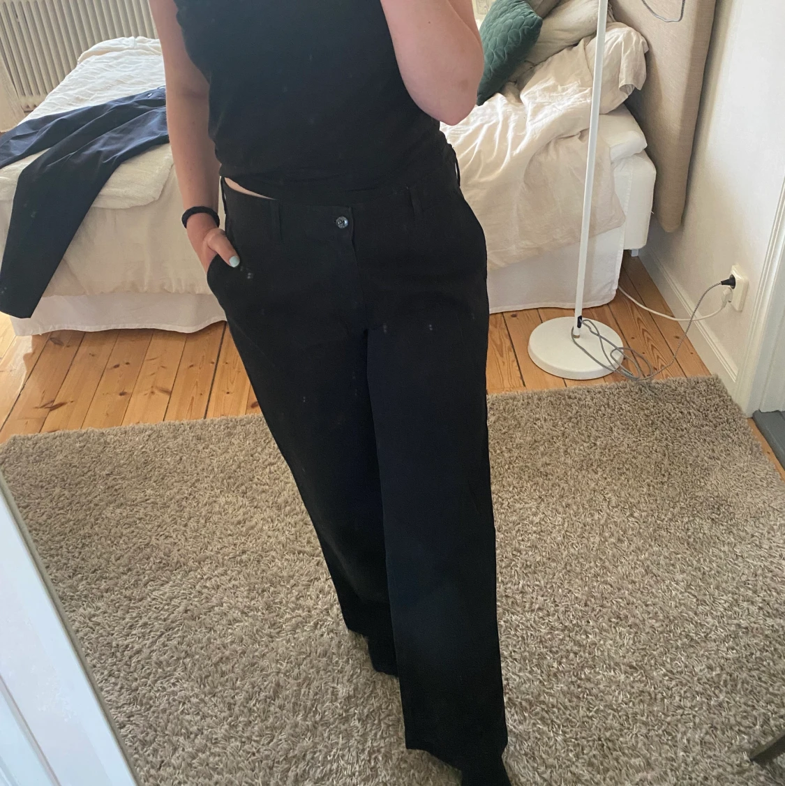 Svarta byxor vintage - 90