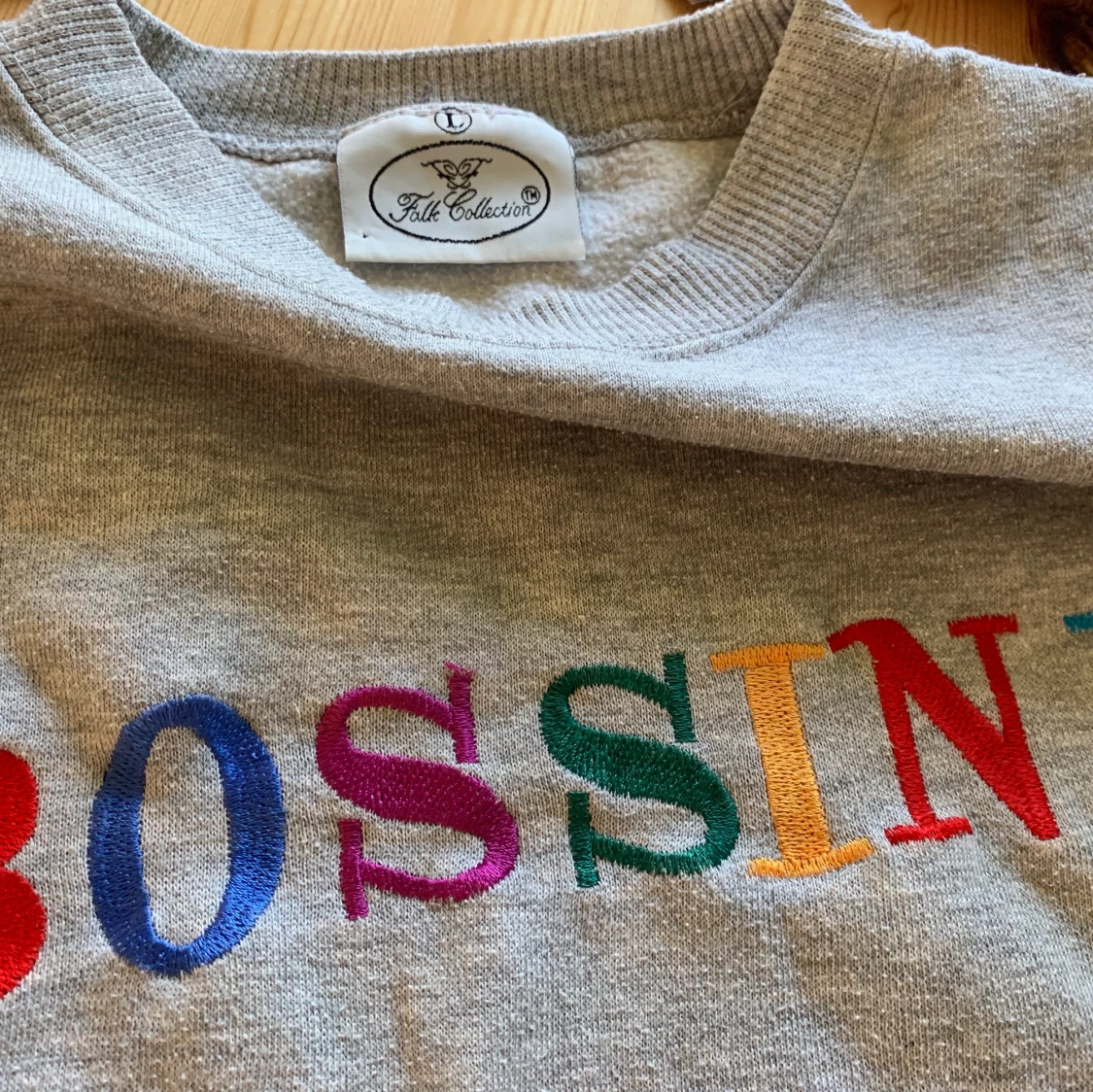 Grå Sweatshirt  - 90