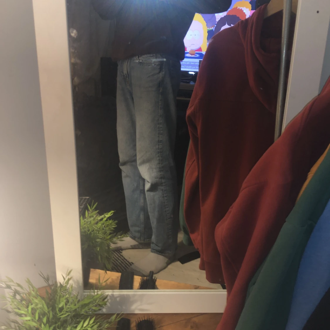 Ljus Blåa Relaxed-Fit H&M Jeans