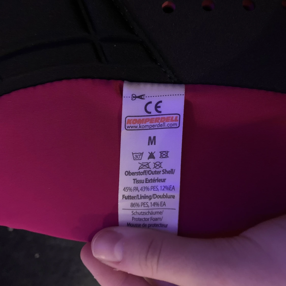 Komperdell ryggskydd  - 91