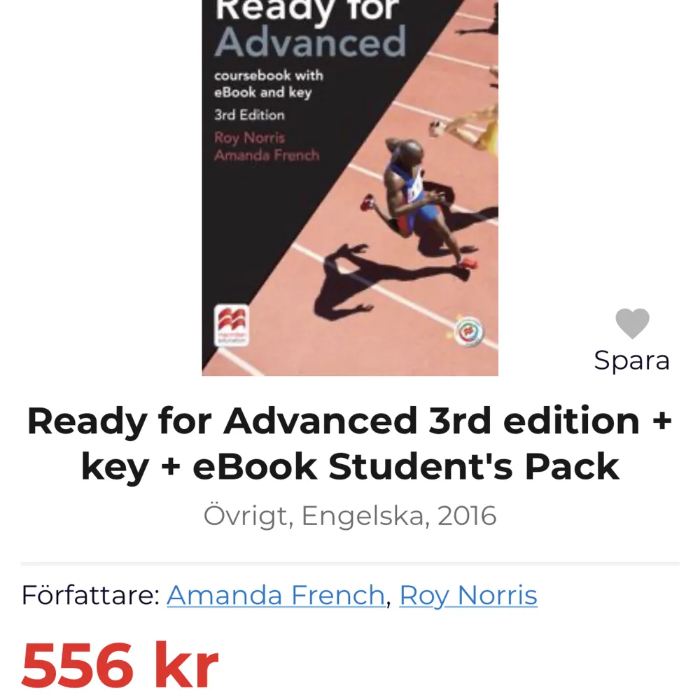 ”Read for Advanced coursebook sitt eBook and Key 3rd edition Roy Norris, Amanda French”. Originalpris: 556kr. Övrigt.