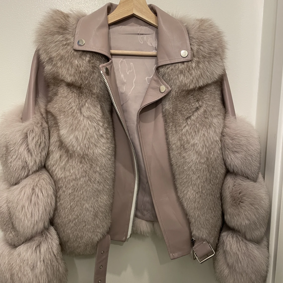 Leather/fur jacka  - 91