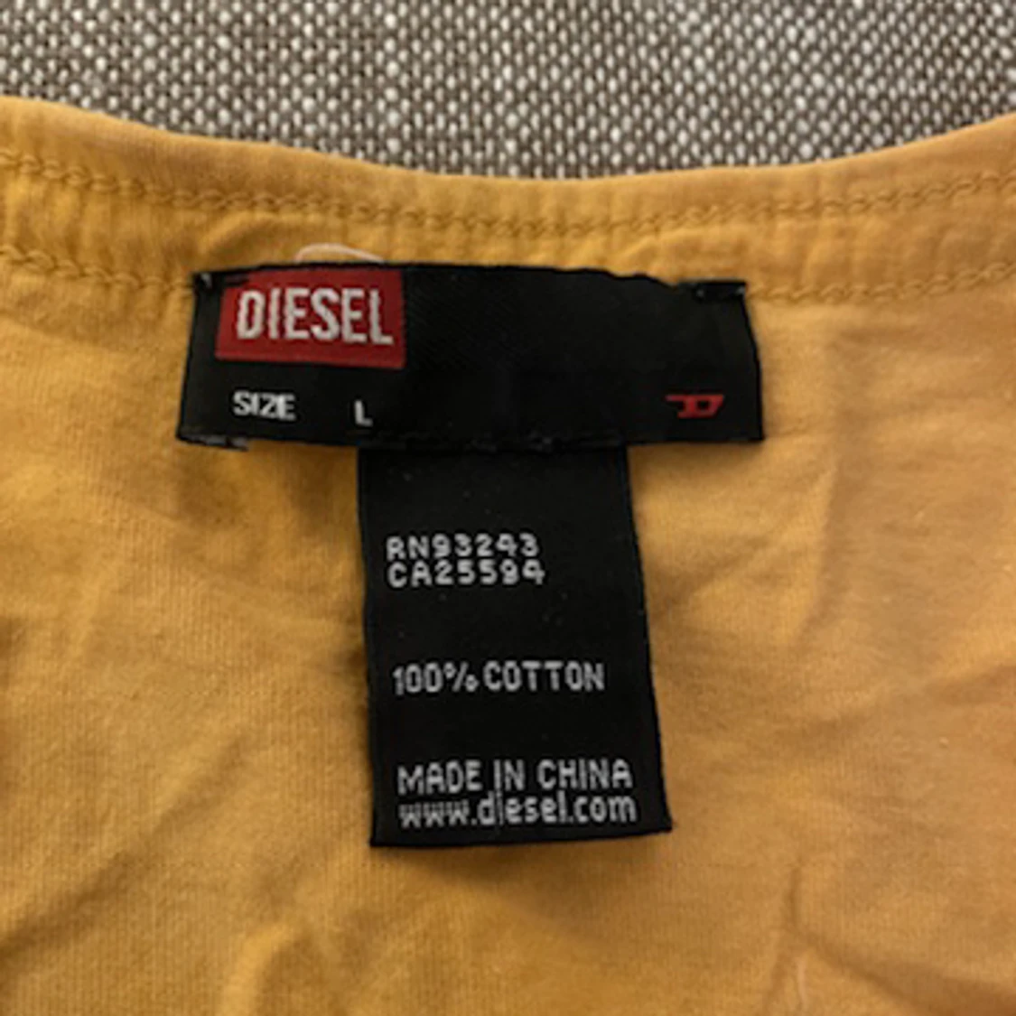 vintage diesel t shirt med tryck - 91