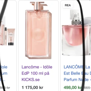 Lancôme Idôle Eau de Parfum Edp Mini - Säljer denna fantastiska Lancôme parfymen Idôle. Som man ser på första bilden är nypriset på 100ml varianten på parfymen 1 175kr. Denna mini varianten säljer jag därför för 250 kr(går ej att köpa) Knappt någonsin använt utan endast testad. 
