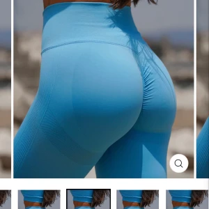 Aware nutrition träningstights - Blåa träningstights i storlek S, använt ett par gånger, inga defekter💓