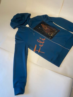 Handmålad tröja av Aleksio Feli - Handmålad hoodie i storlek s/m, 1/1 exemplar från Aleksio Feli