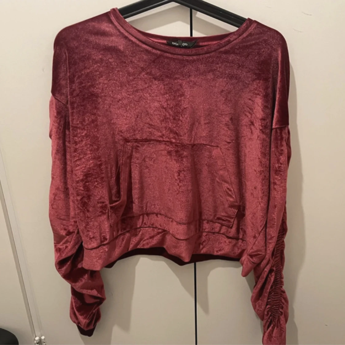 Burgandy tröja velvet