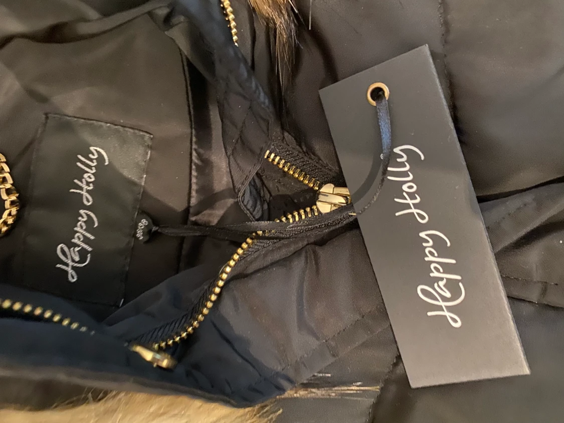 Vinterjacka med pälshuva - 90