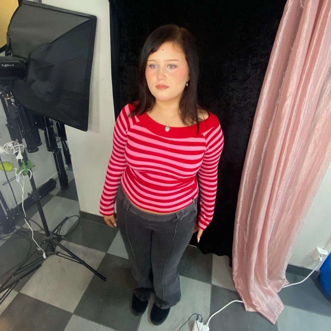 Randig långärmad (^з^)-♡ - 90