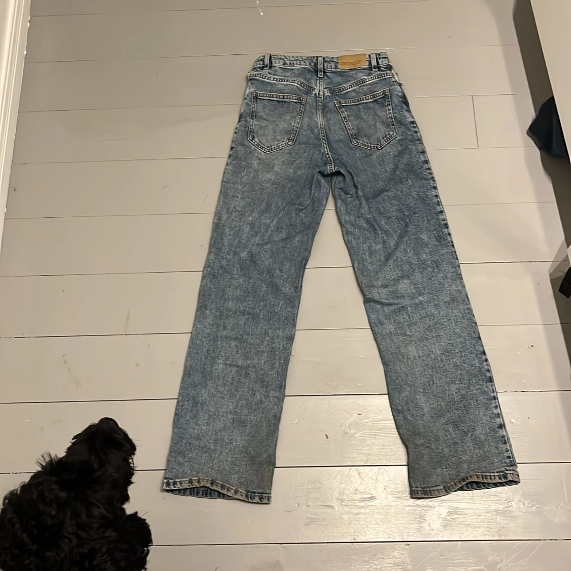 VANJA Vida high waist jeans med croppat ben - 90