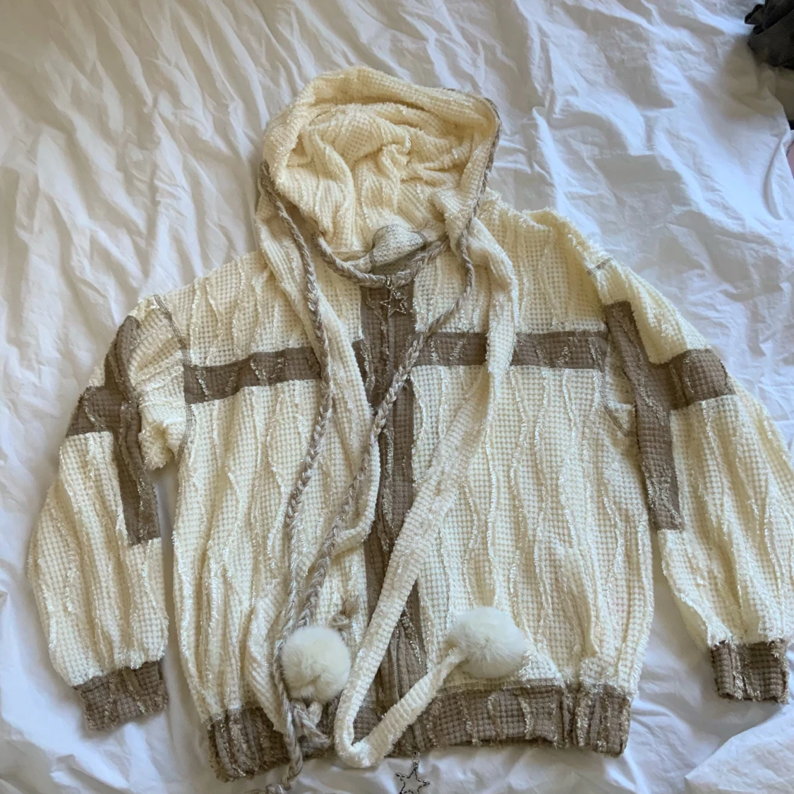 Cross knit zip-up - 90