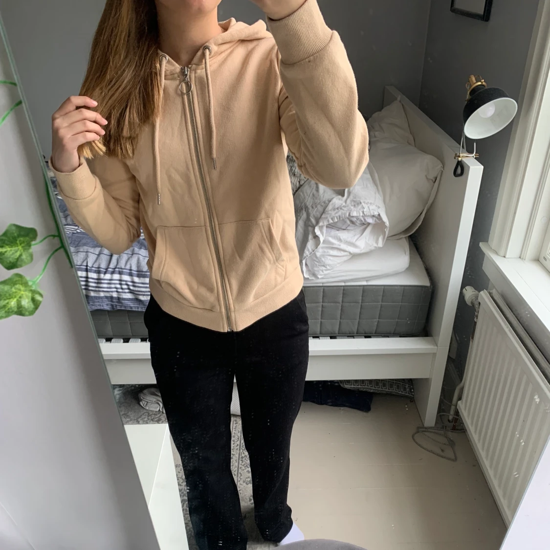 Persika färgad kofta från new yorker i storlek s