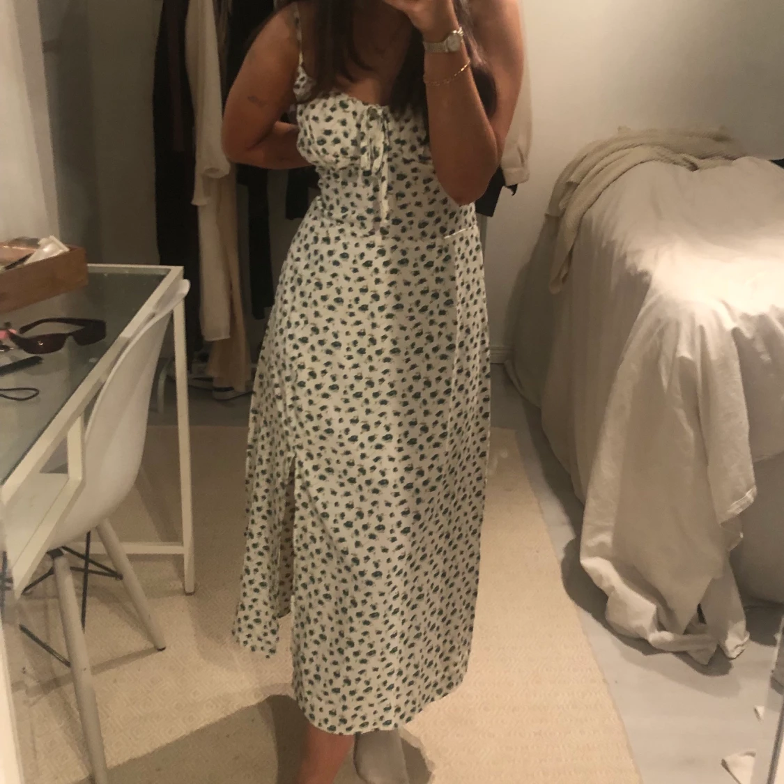 Blommig långklänning ✨