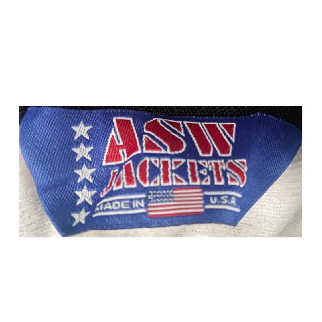 ASW college jacka Vintage 90’s 🖤❤️ - 90