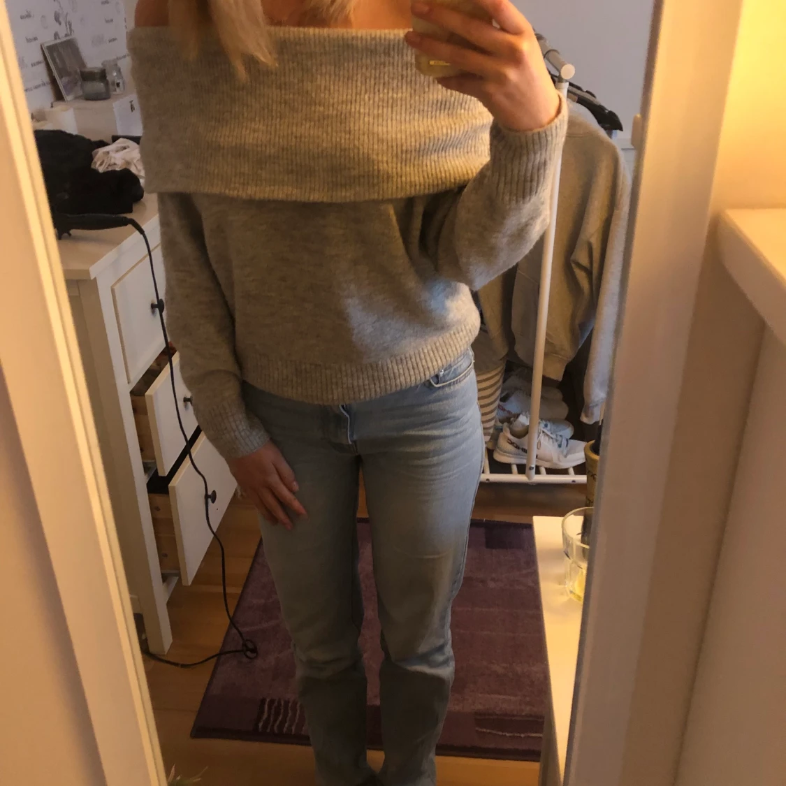 Stickad tröja  - 90