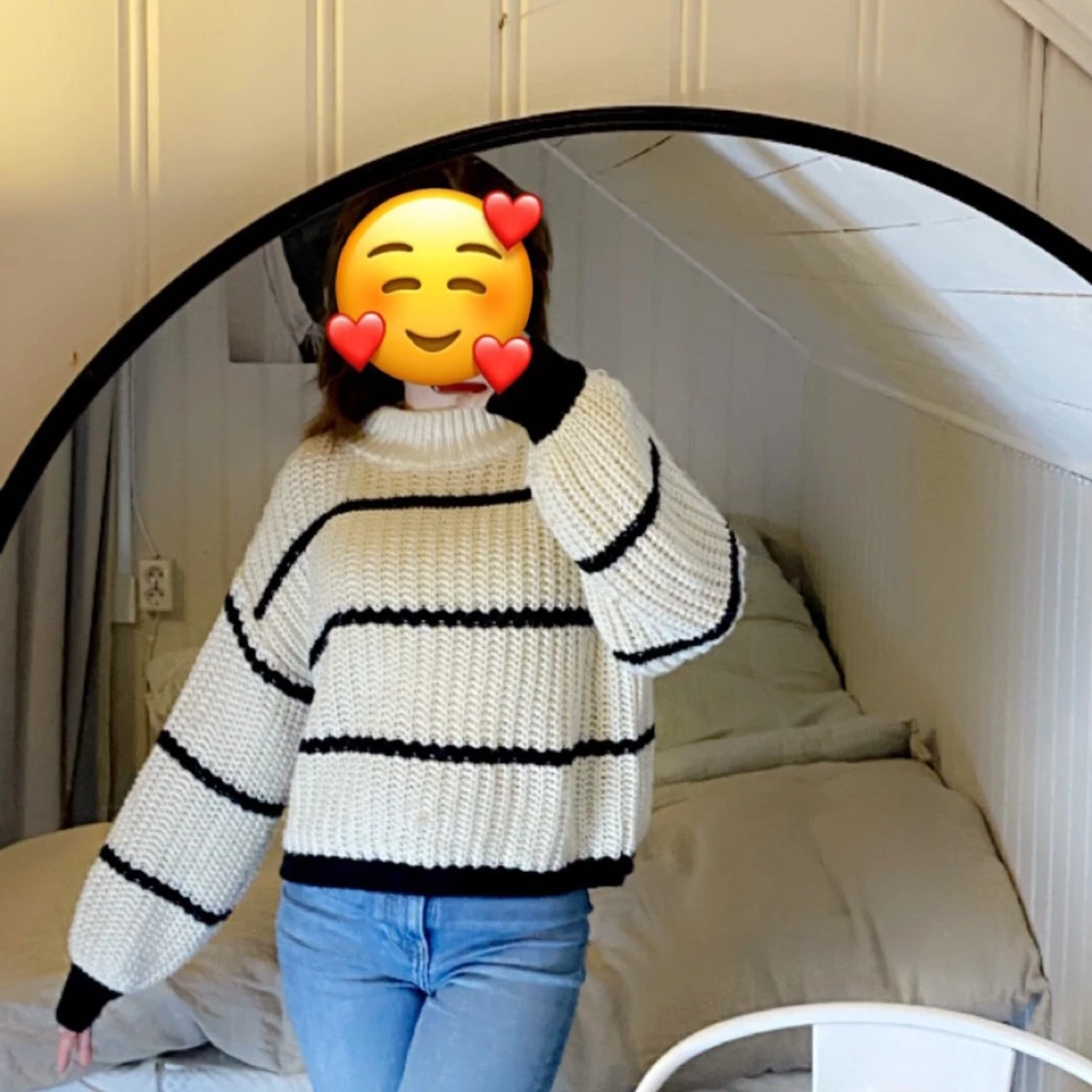 Stickad tröja