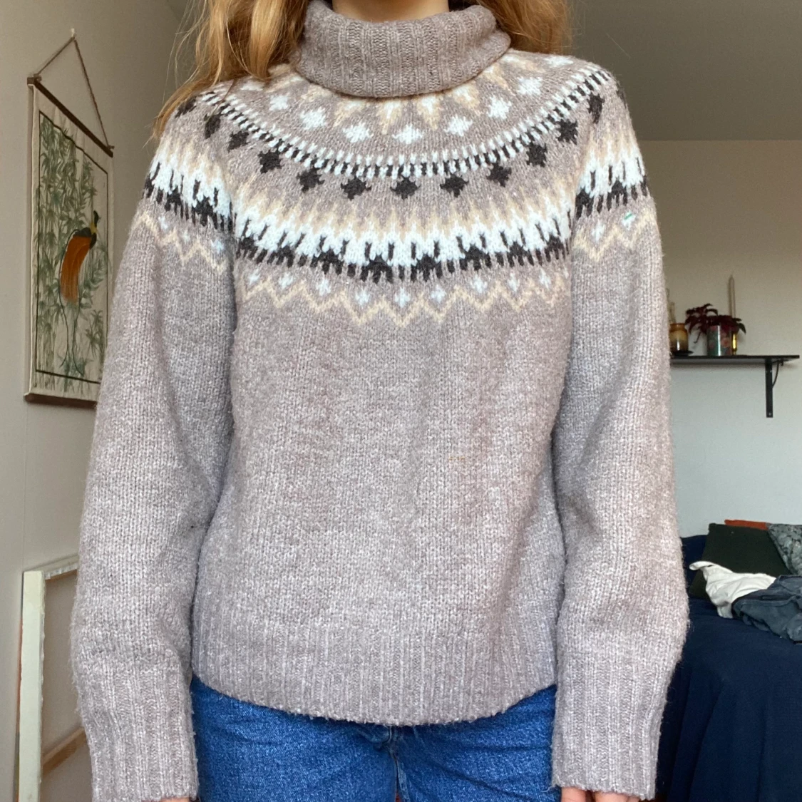 Stickad tröja