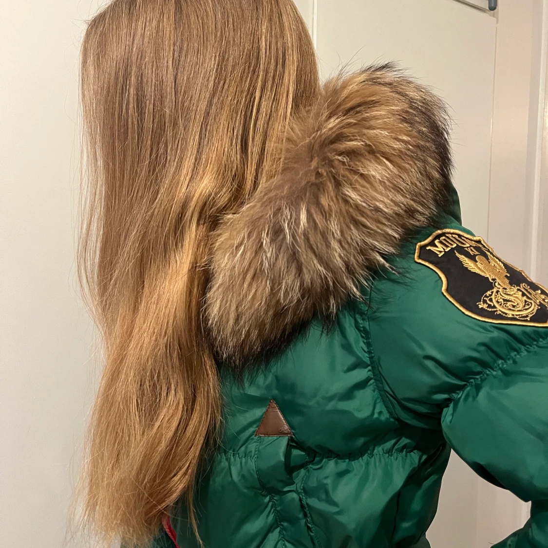 Grön dunjacka stl M/38