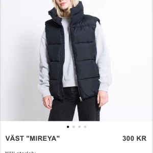 Väst  - Svart väst. HELT NY! inköpt för 2 v sedan. Men ångrade mig och sparade tyvärr ej kvitto.  Vill ha 180kr för den. Storlek S Kan skicka fler bilder om någon vill se hur den ser ut på ☺️