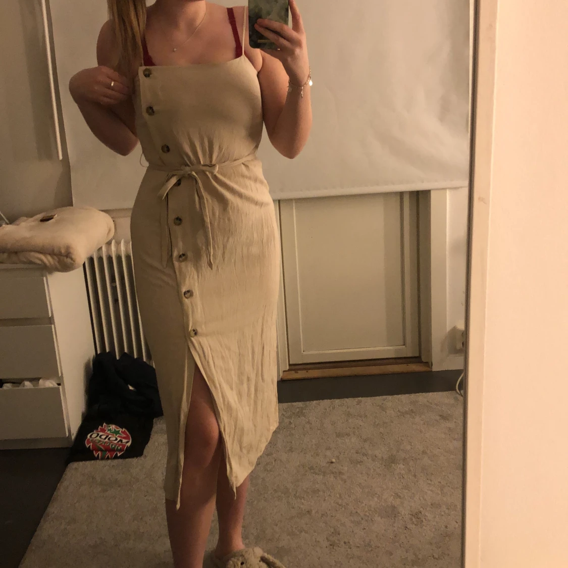 Beige klänning 