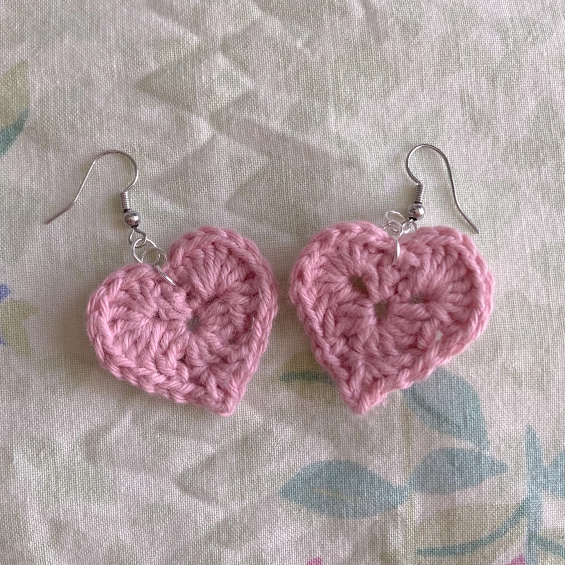 Handgjorda hjärtörhängen  - 90