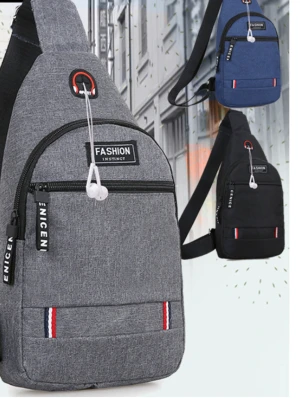 Herr Kurirväska Sling Axelväska Bröstväska  - 2 modell 3 färger  139kr/st  Frakt 49kr 