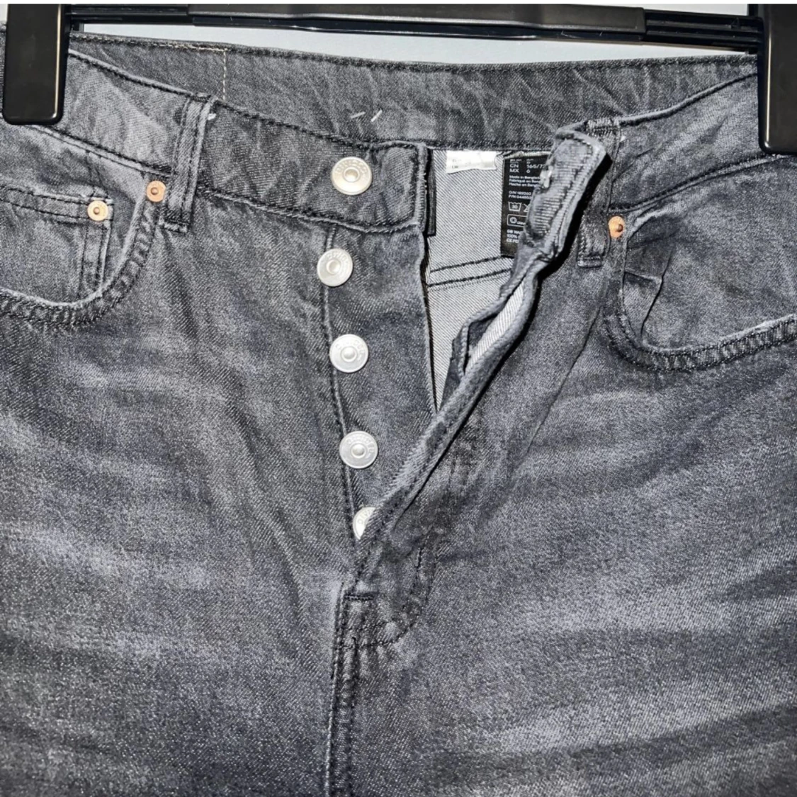 Svarta boyfriendjeans / momjeans - 90