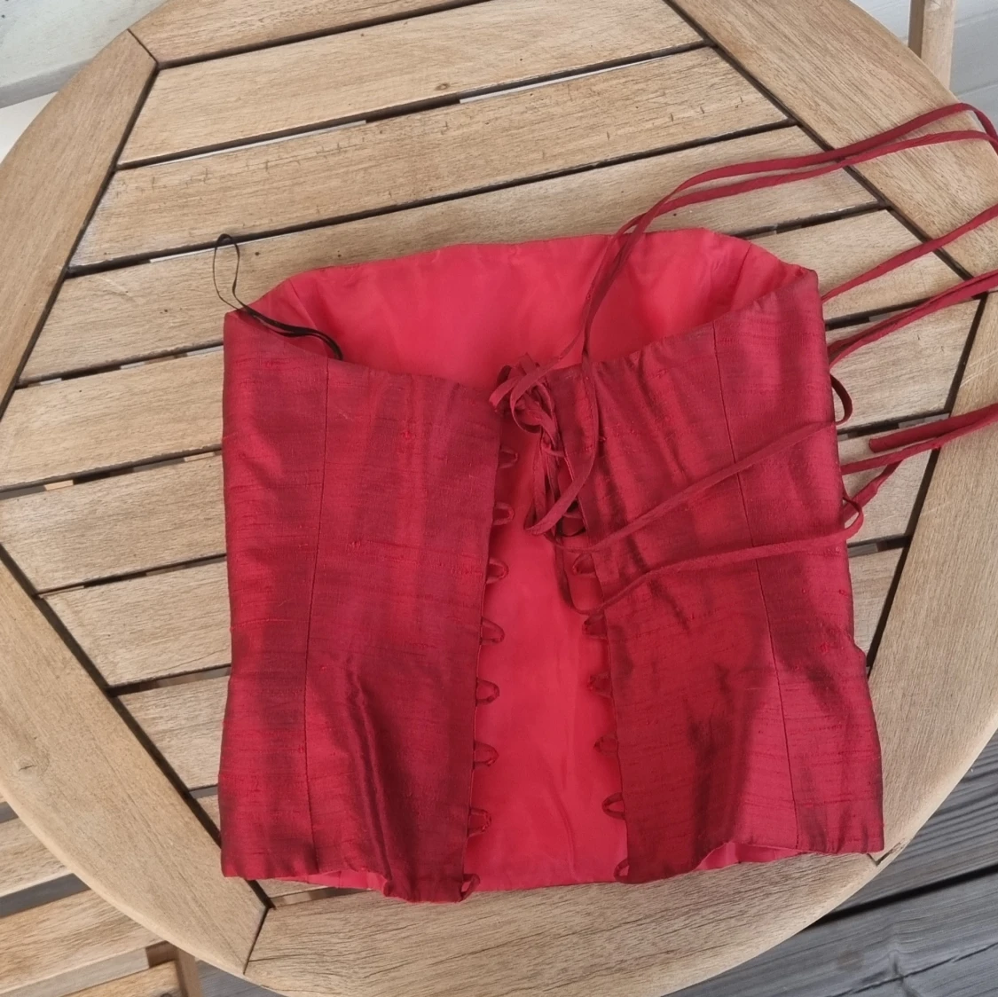 Designer Vintage Red Corset  - 90