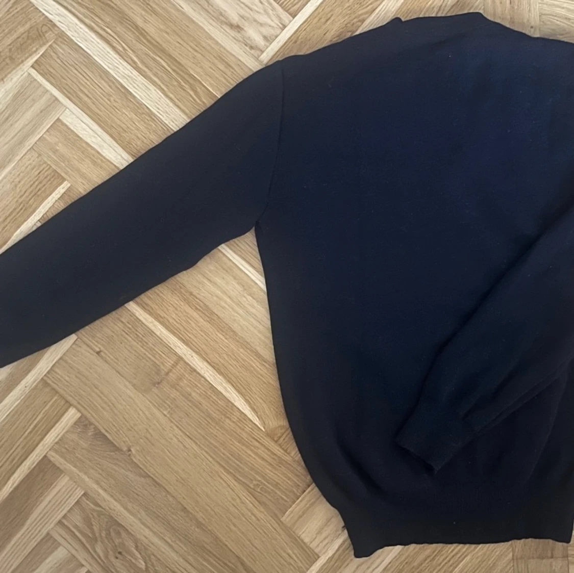 BUSNEL, marinblå tröja, 100% bomull, strl S/M - 90