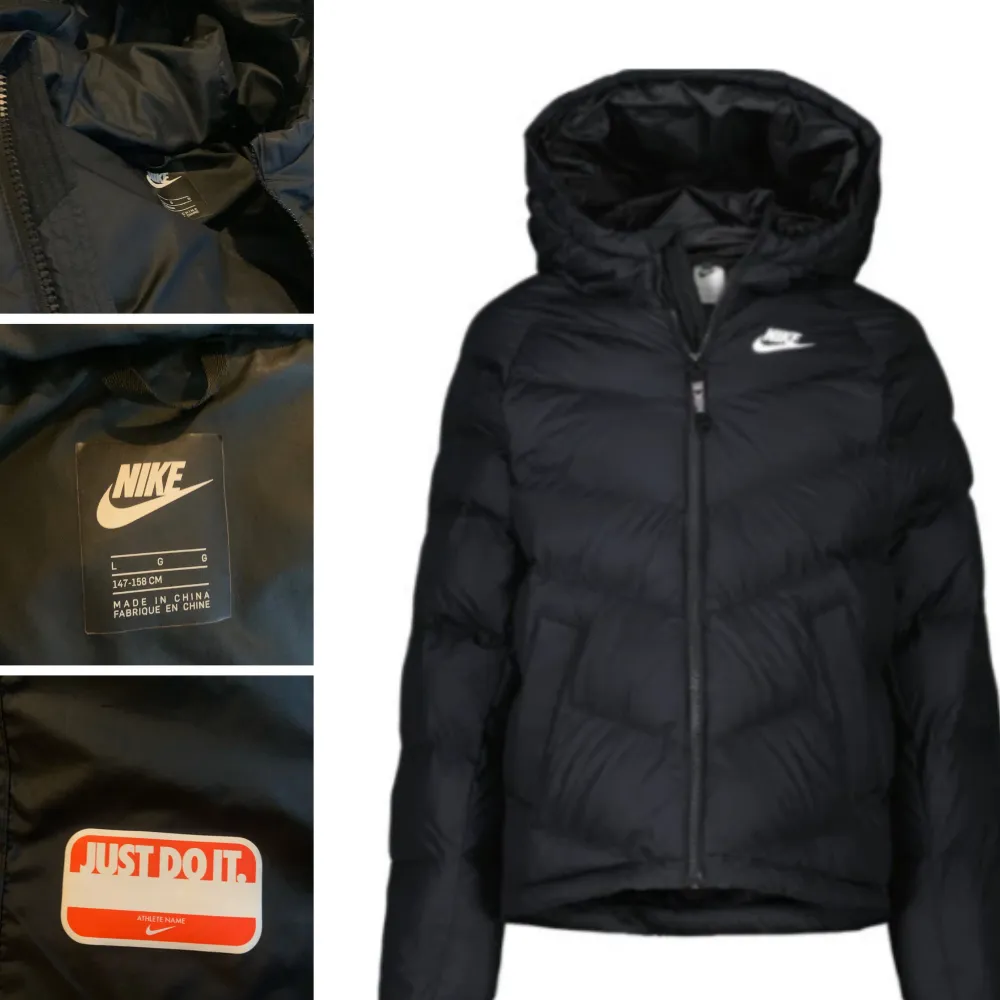 Säljer min vinterjacka ”Down NSW” från märket Nike. Allt på jackan sitter kvar, den har ”varmt” material både inne i fickorna och i överdelen av armen (inuti).🌨️. Jackor.