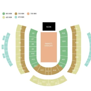 Arctic Monkeys konsert  - Jag säljer två biljetter till Arctic Monkeys konsert den 29-4-2023. Jag säljer dem för att jag hittade bättre biljetter. Dem är vid sektion C21, plats 52,53. En kostar 500 och två kostar 1000. Betalningen sker med Swish.