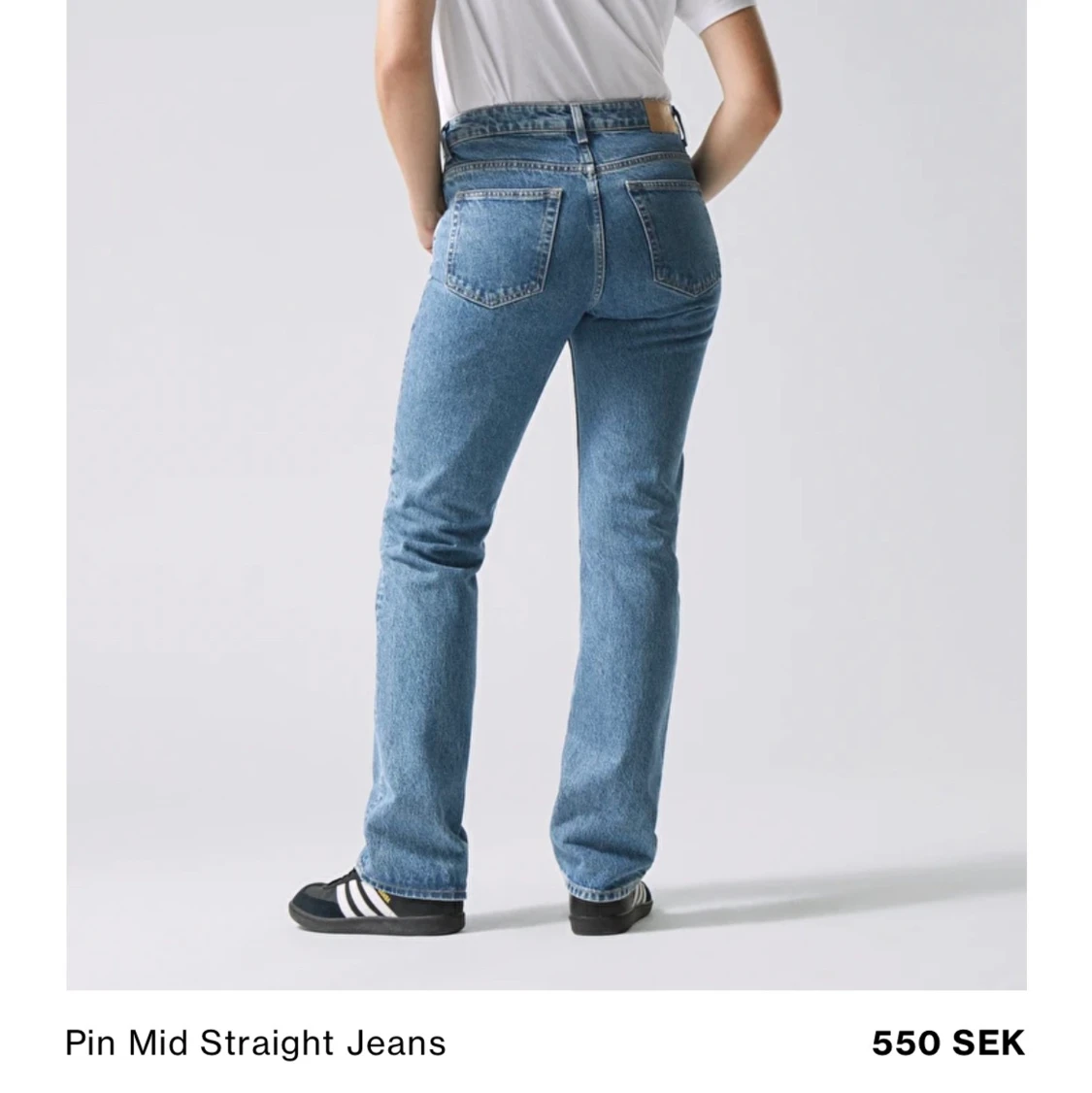 Pin Mid straight jeans - 90