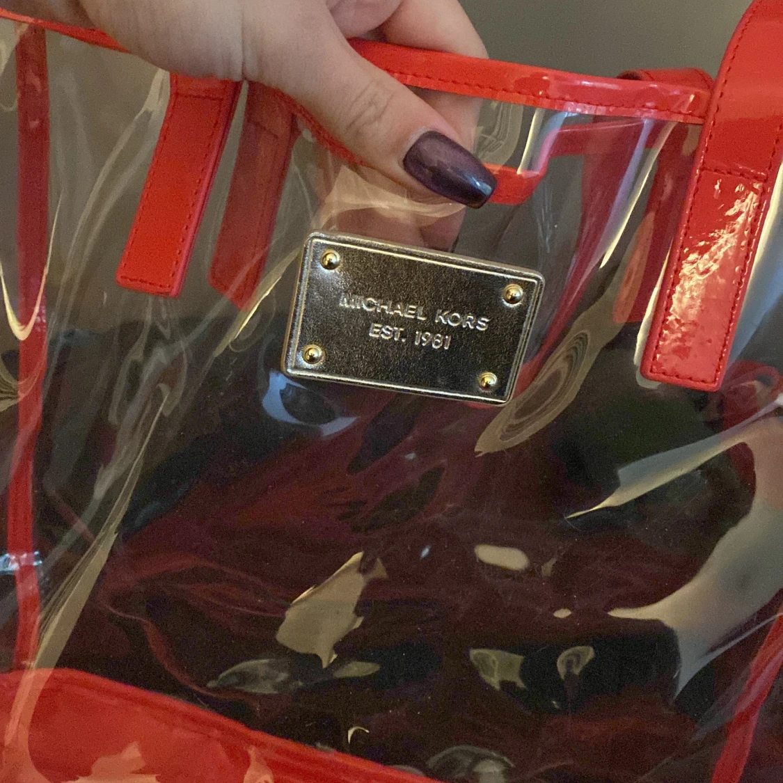 Michael kors genomskinlig strandväska - 91