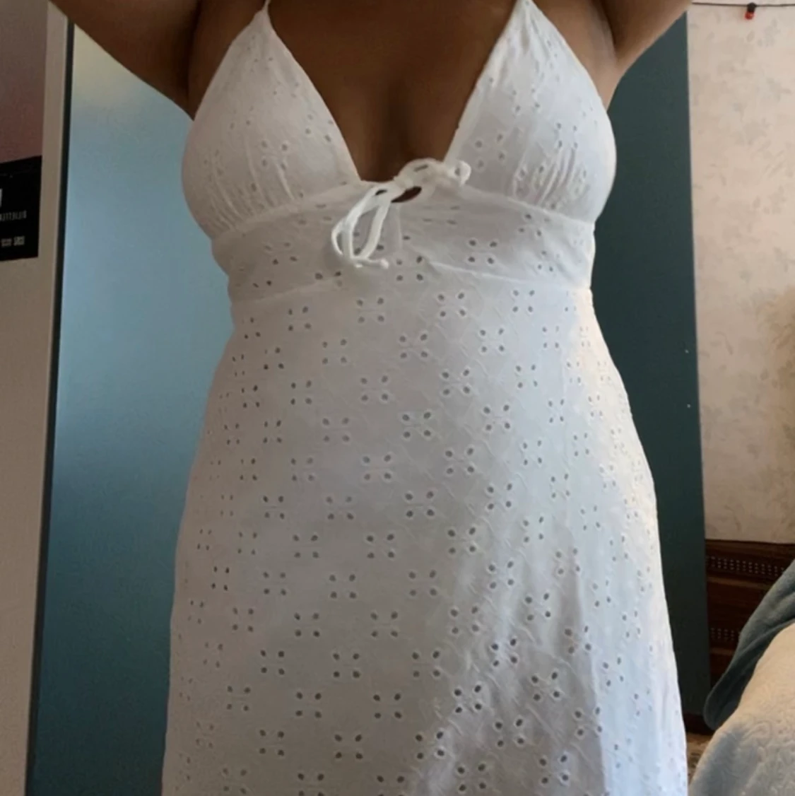 Vit klänning  - 90