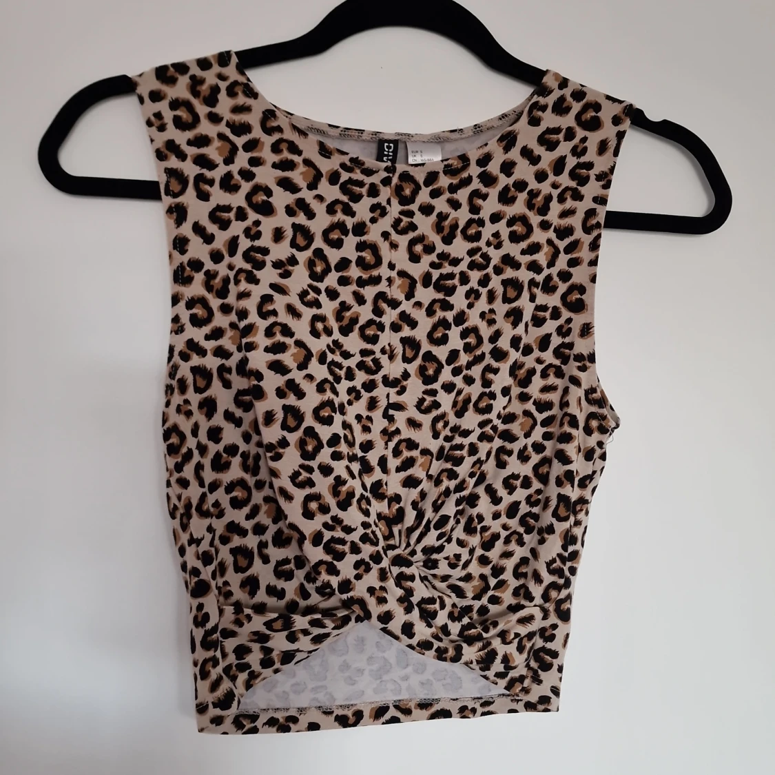Leopardmönstrad croptop