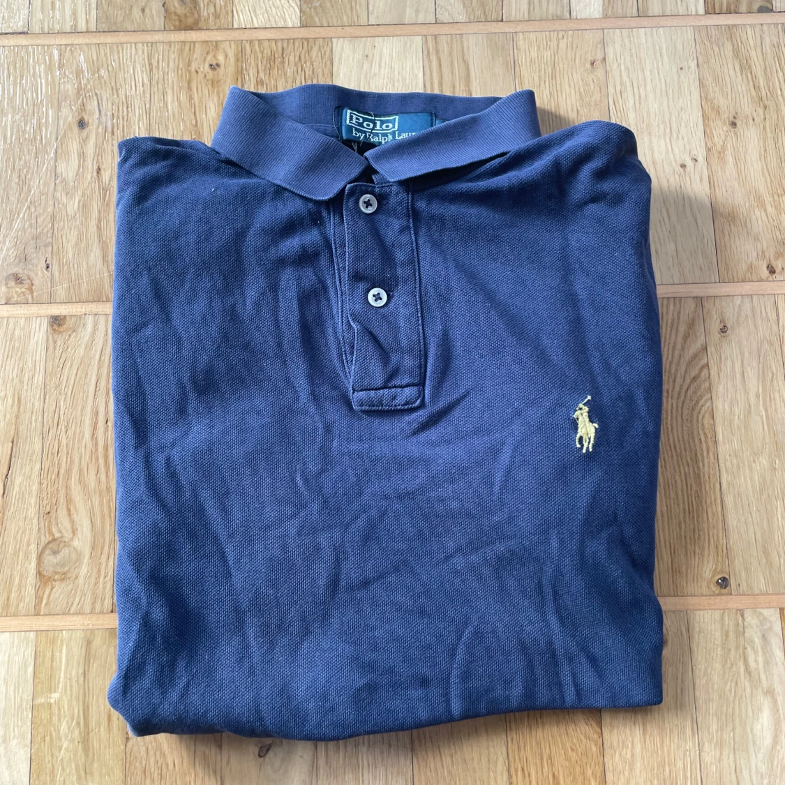 Blå pikétröja från Ralph Lauren - 3