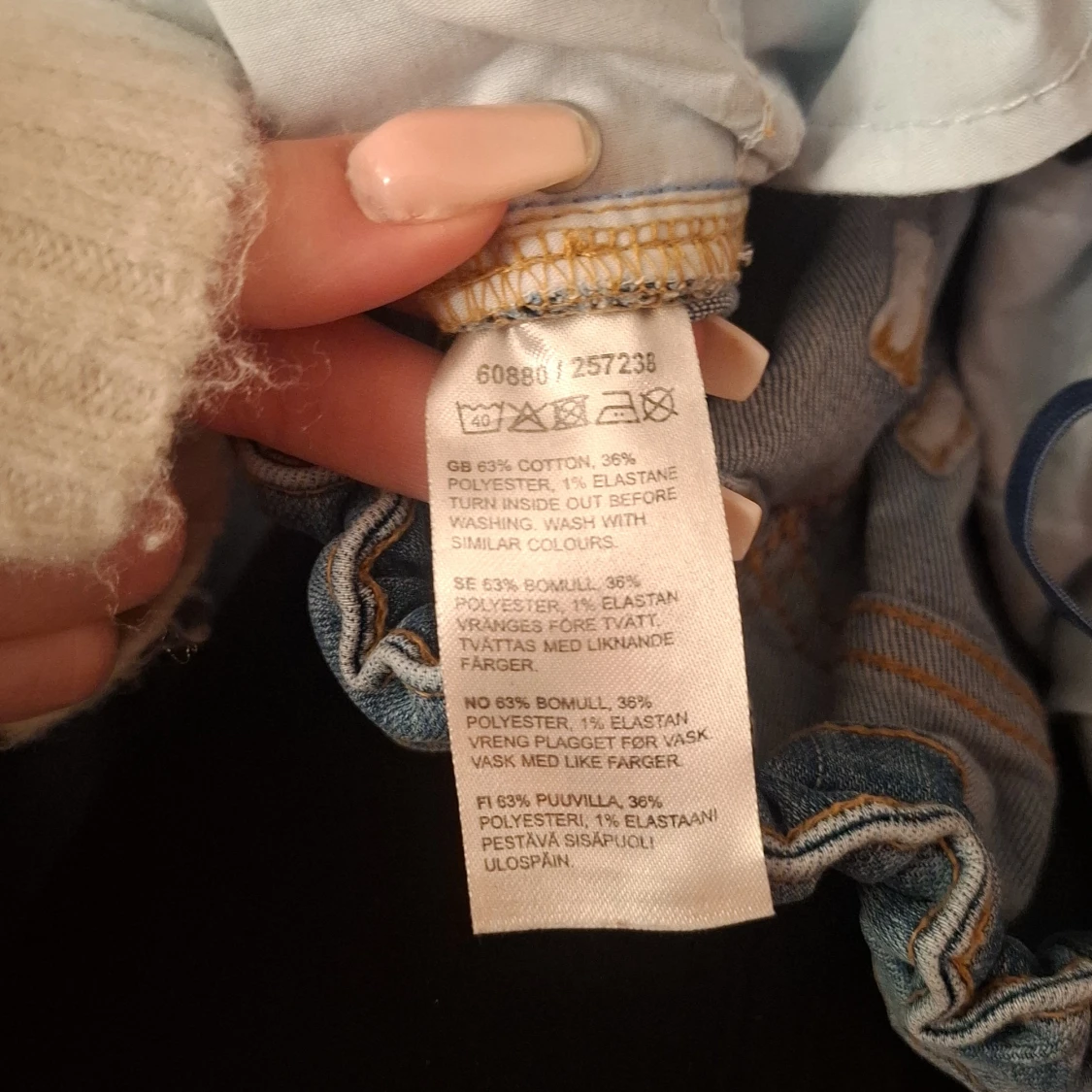 Blå bootcut jeans från Kappahl - 3