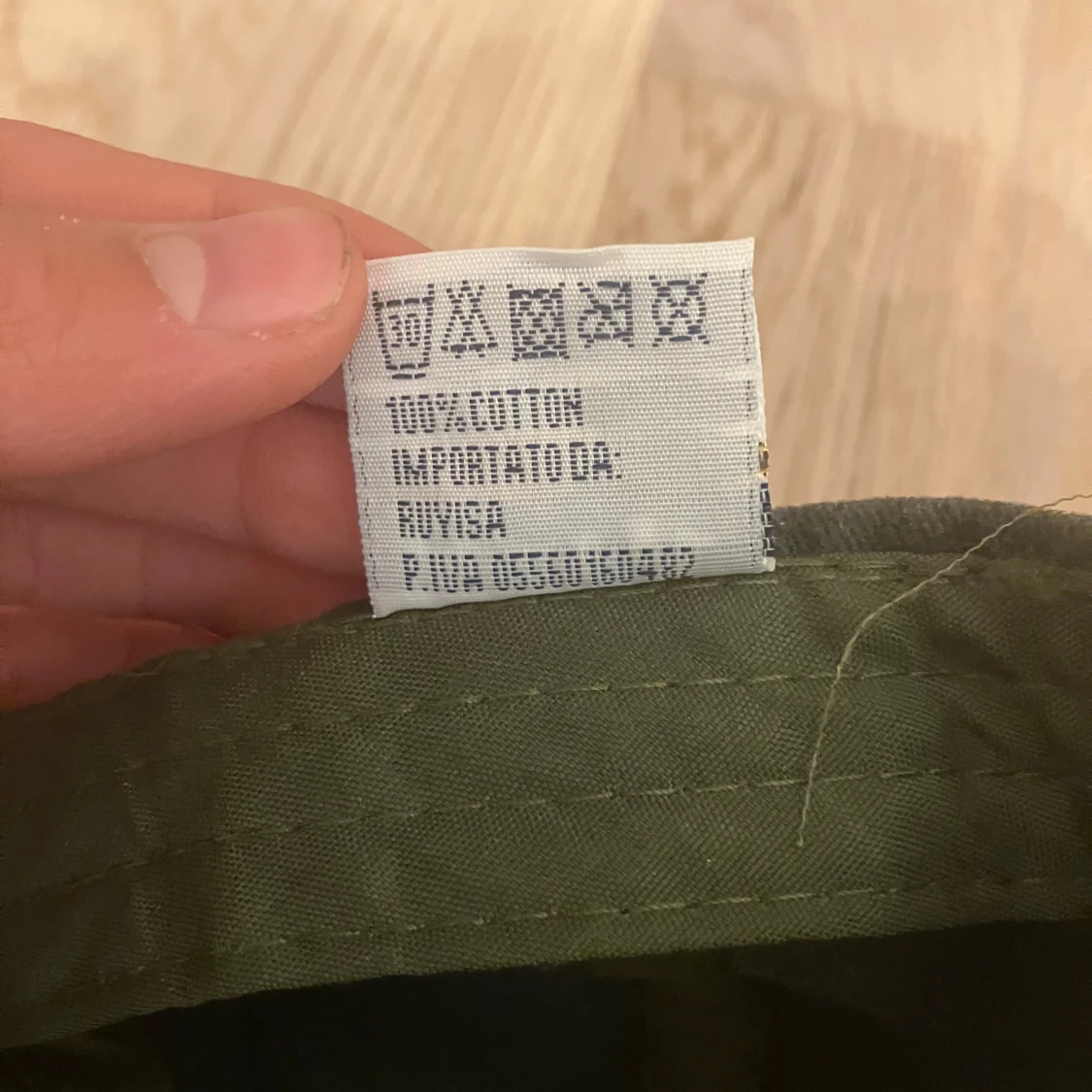 Olivgrön keps ROMA Italia - 3