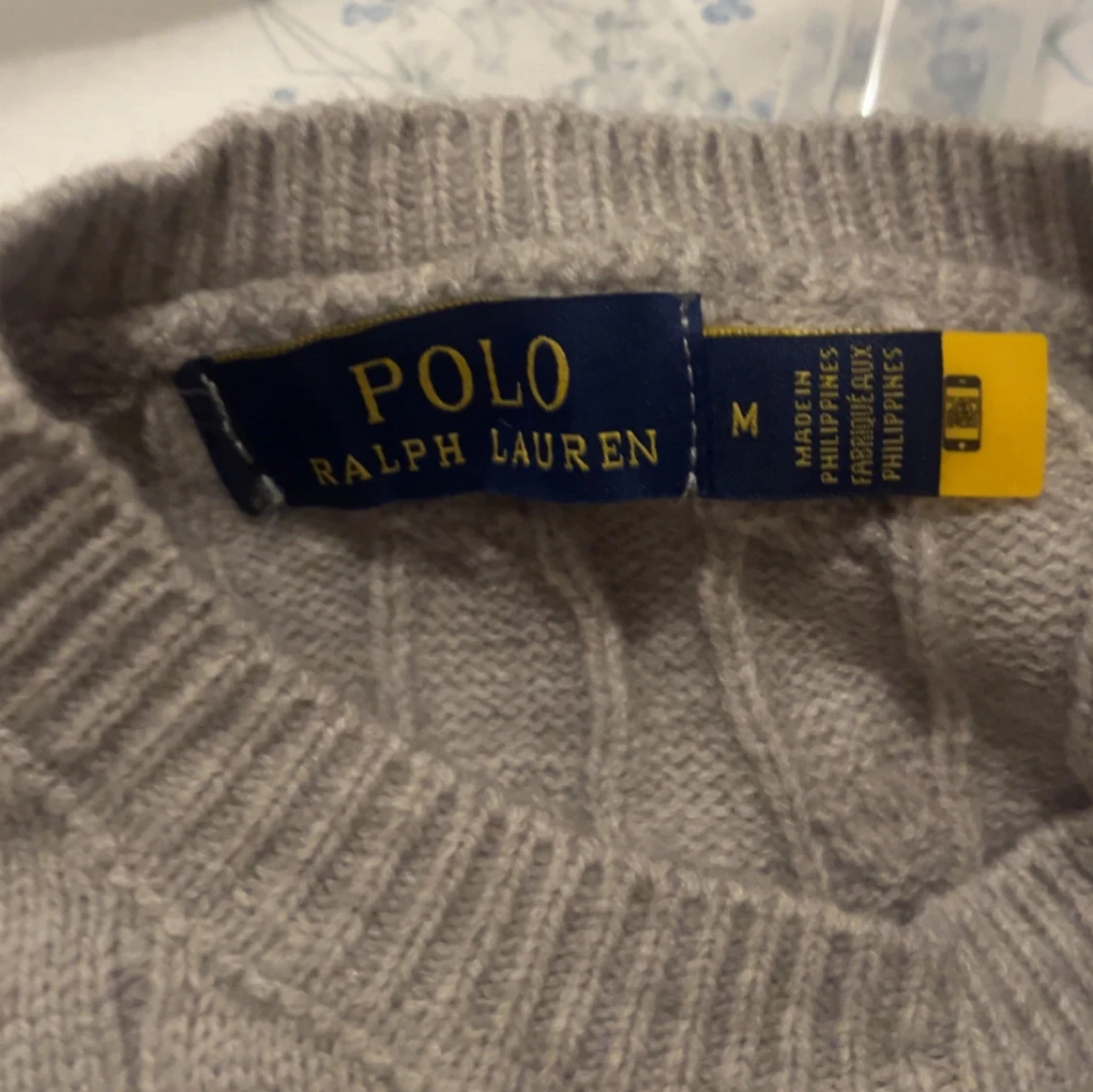 Grå stickad tröja Polo Ralph Lauren - 1